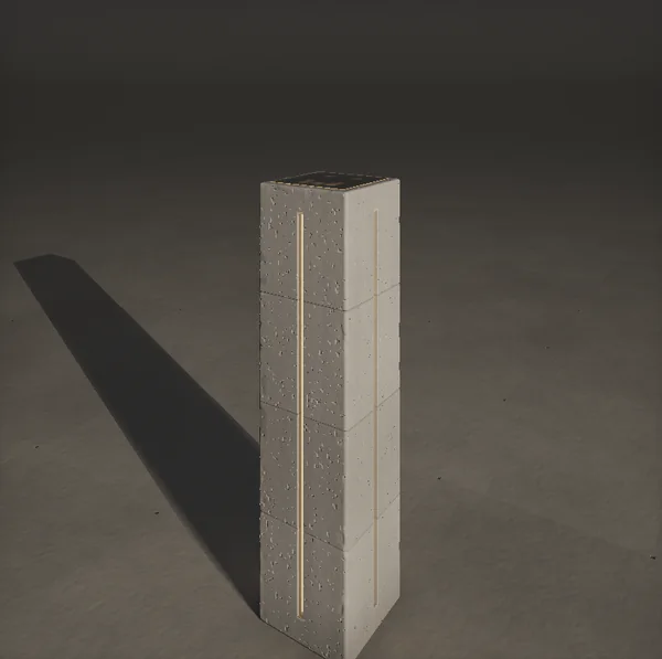 Peau ville : béton brut de banche, arêtes vives