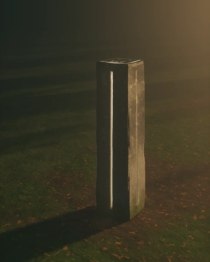 La pierre en peau forêt, dans une lumière rasante de fin de journée