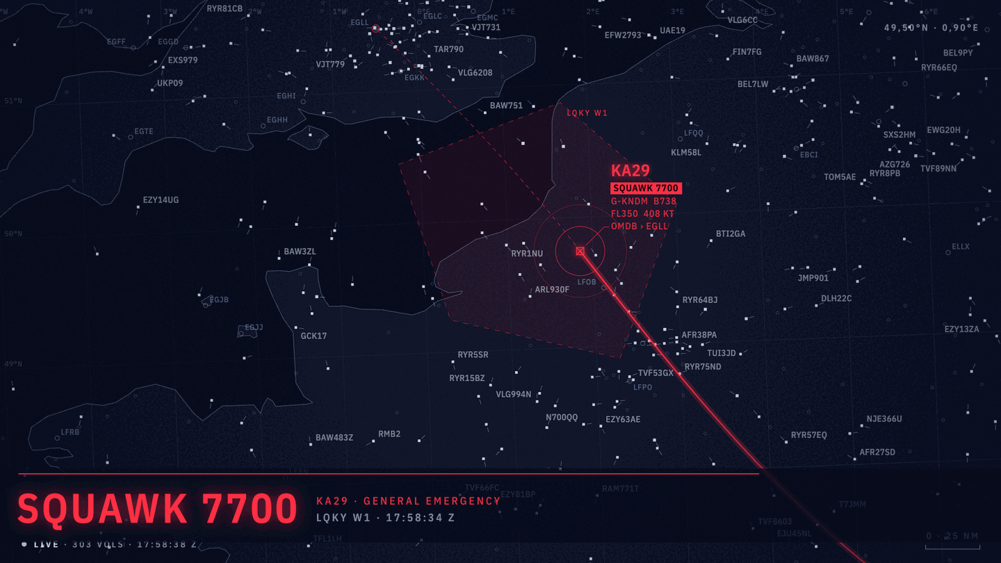 L'urgence 7700 de KA29 au bas du mur